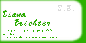 diana brichter business card